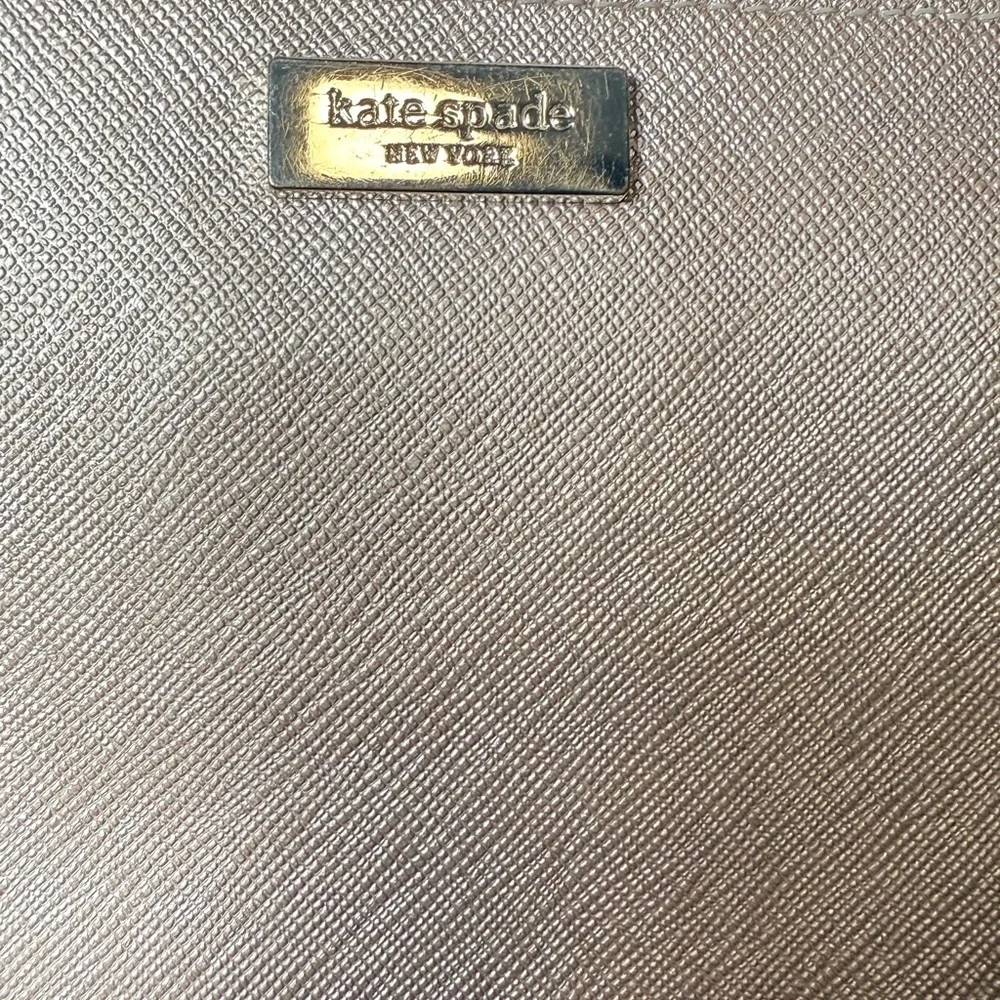Kate Spade Metallic Gold Wristlet Clutch